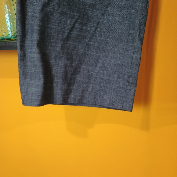 Apt 9 Stretch Maxwell Gray Cropped Pants Size 12 - Picture 4 of 12